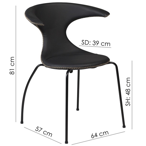 Dan-form stoel Flair - 12